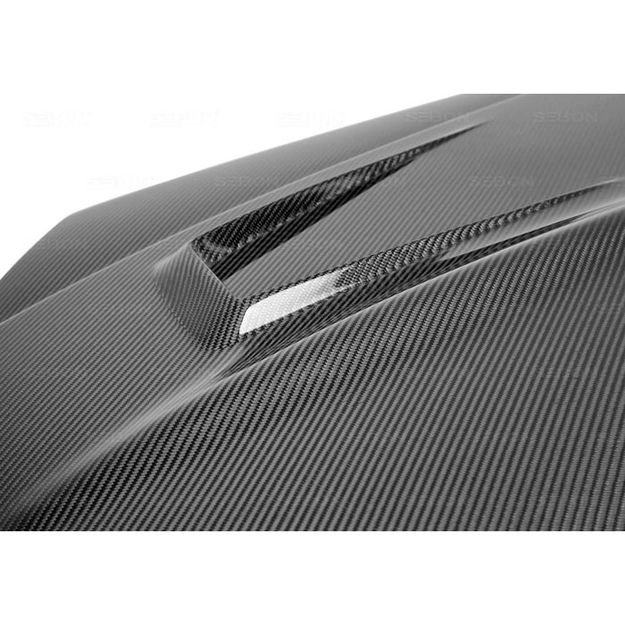 Seibon GT-Style Carbon Fiber Hood For 2008-2011 Mercedes-Benz C-Class
