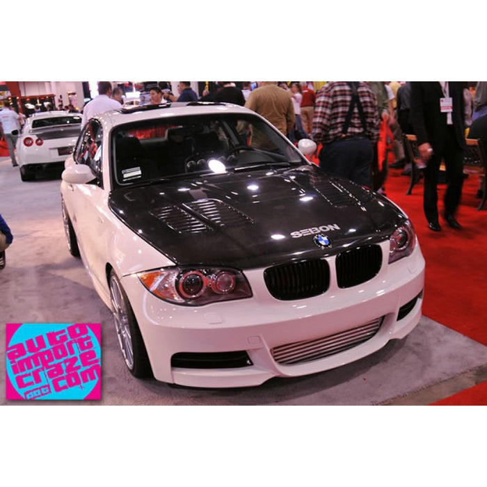 Seibon GTR-Style Carbon Fiber Hood For 2008-2013 BMW E82 1 Series / 1M Coup_