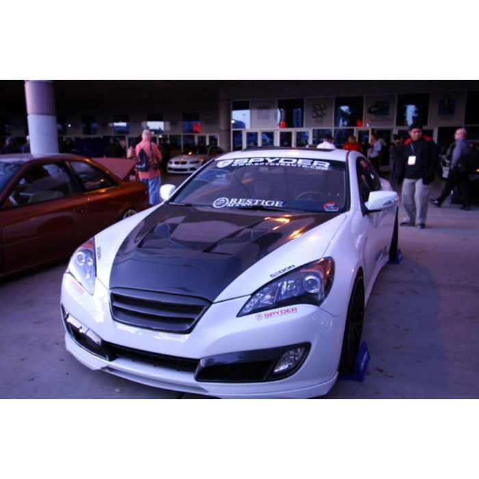 Seibon TS-Style Carbon Fiber Hood For 2010-2012 Hyundai Genesis Coupe