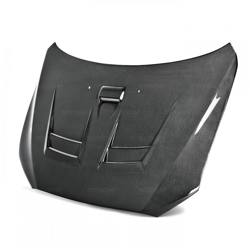 Seibon DV-Style Carbon Fiber Hood For 2008-2015 Mitsubishi Lancer Evo X