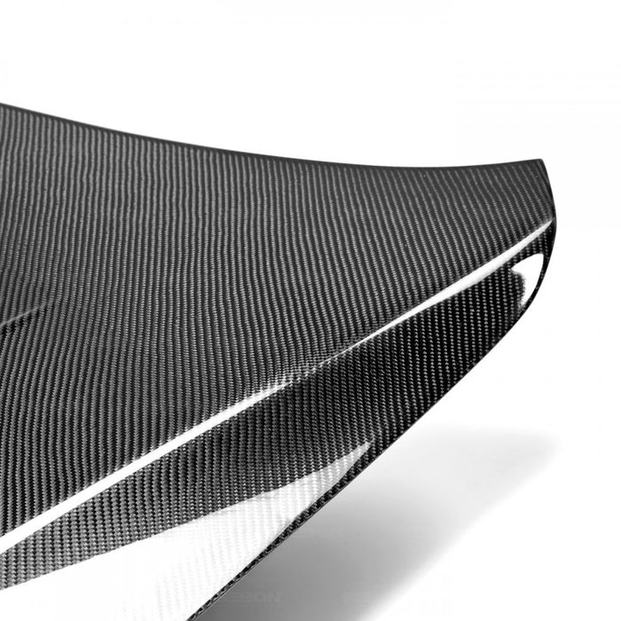 Seibon DV-Style Carbon Fiber Hood For 2008-2015 Mitsubishi Lancer Evo X