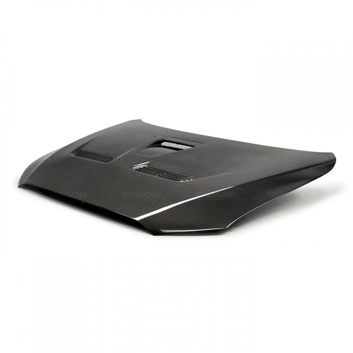 Seibon OEM-Style Carbon Fiber Hood For 2008-2015 Mitsubishi Lancer Evo X