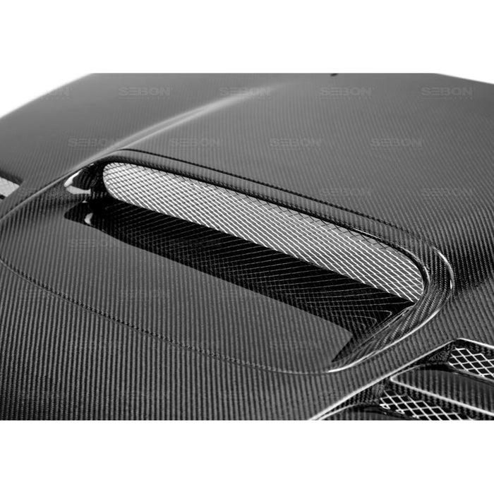 Seibon CWII-Style Carbon Fiber Hood For 2008-2014 Subaru WRX / STI
