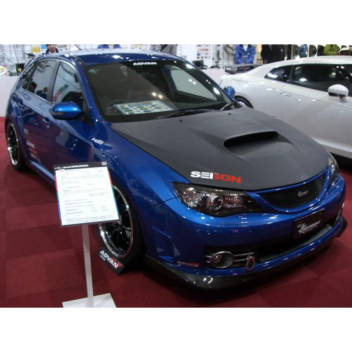 Seibon OEM-Style Dry Carbon Hood For 2008-2014 Subaru WRX / STI*