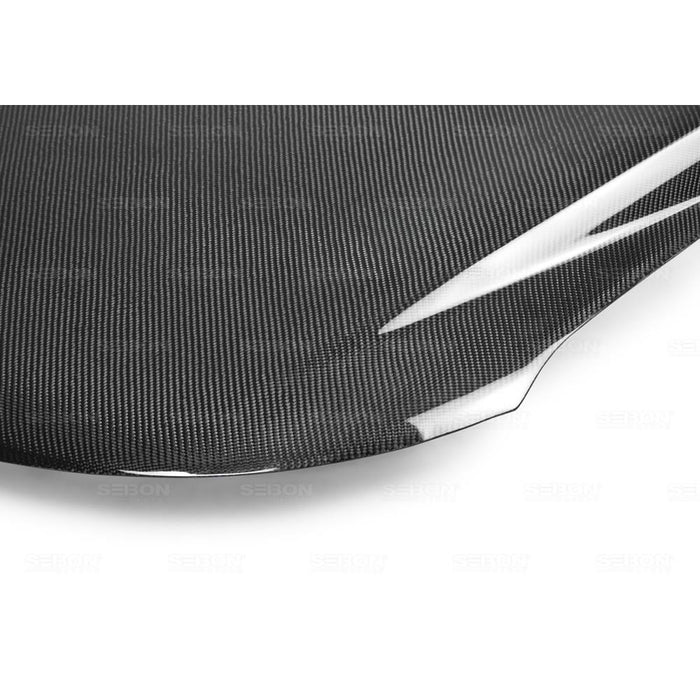 Seibon OEM-Style Carbon Fiber Hood For 2009-2013 Kia Forte / Forte Koup