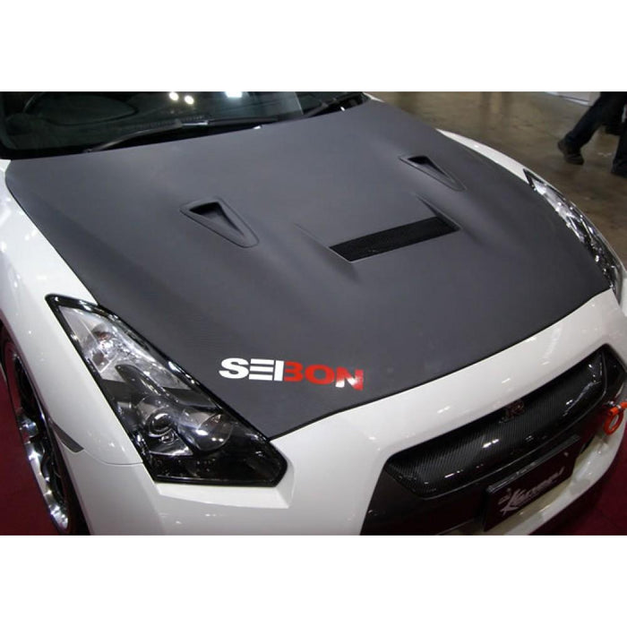 Seibon VSII-Style Dry Carbon Hood For 2009-2016 Nissan GT-R*