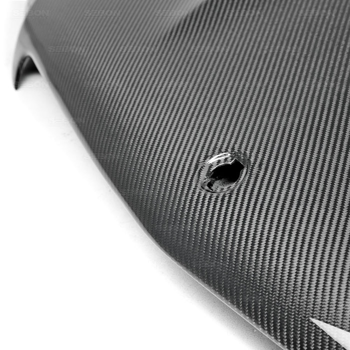 Seibon GT-Style Carbon Fiber Hood For 2012-2014 Mercedes Benz C-Class (Does Not Fit C-63)