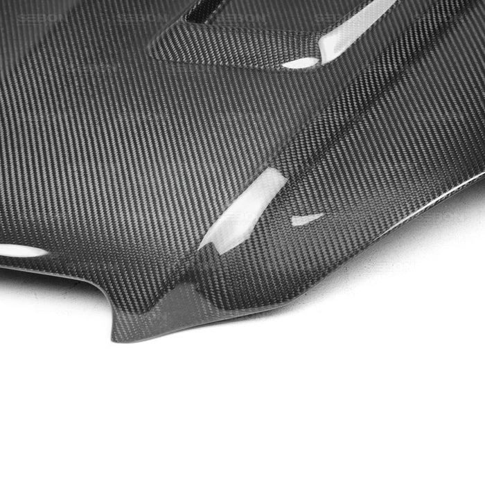 Seibon GT-Style Carbon Fiber Hood For 2012-2014 Mercedes Benz C-Class (Does Not Fit C-63)