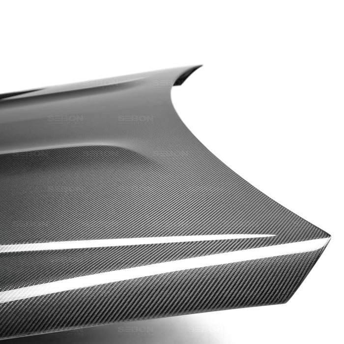 Seibon GT-Style Carbon Fiber Hood For 2012-2014 Mercedes Benz C-Class (Does Not Fit C-63)