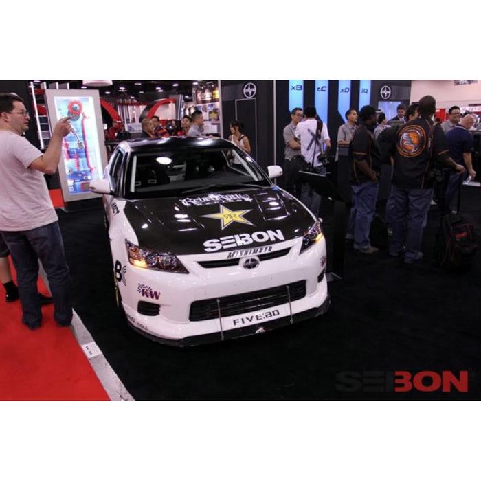 Seibon TS-Style Carbon Fiber Hood For 2011-2013 Scion Tc