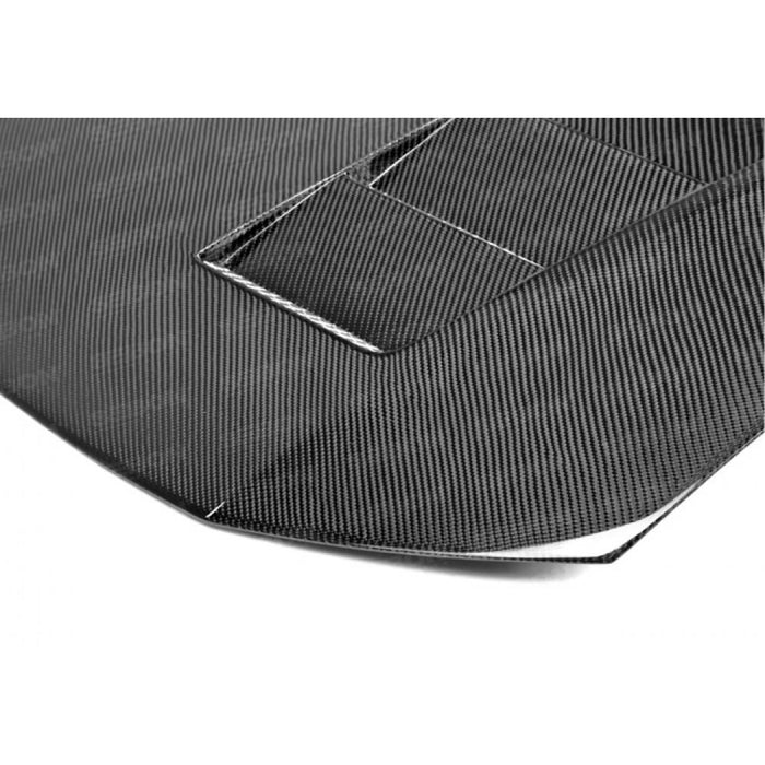 Seibon TS-Style Carbon Fiber Hood For 2012 Honda Civic Sedan / 2012-2013 Honda Civic Coupe