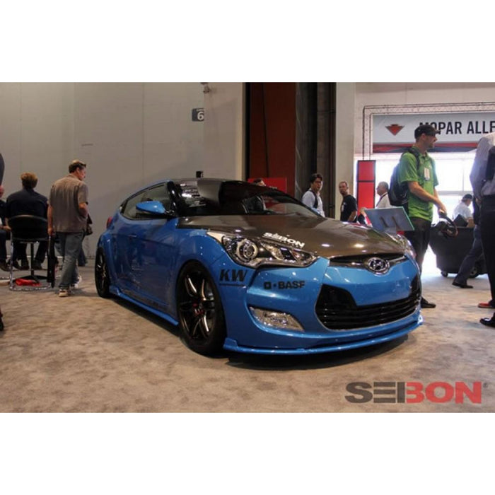 Seibon OEM-Style Carbon Fiber Hood For 2012-2017 Hyundai Veloster