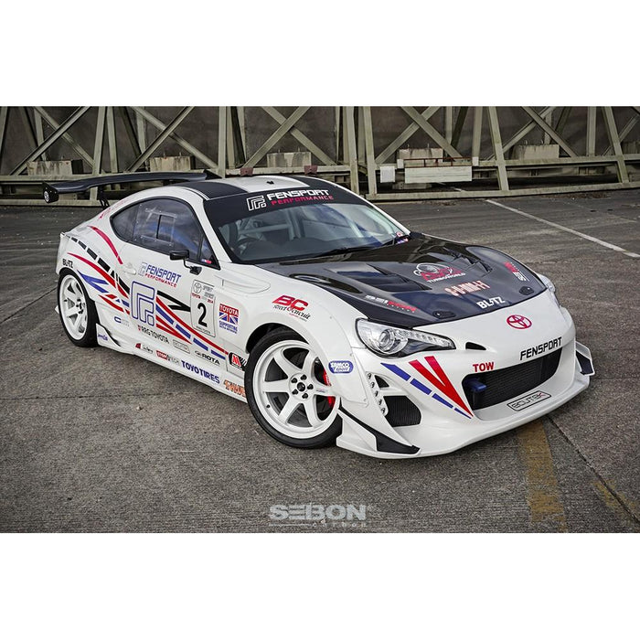 Seibon TS-Style Carbon Fiber Hood For 2013-2020 Scion Frs / Toyota 86 / Subaru Brz