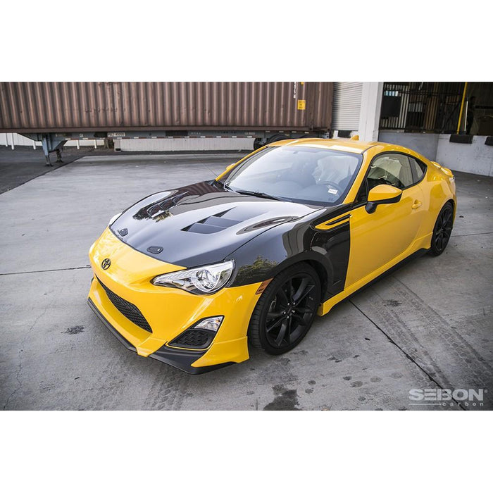 Seibon TS-Style Carbon Fiber Hood For 2013-2020 Scion Frs / Toyota 86 / Subaru Brz