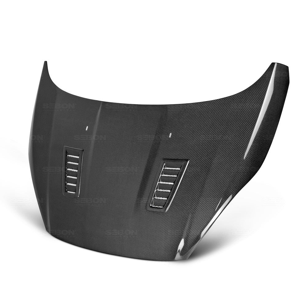 Seibon RS-Style Carbon Fiber Hood For 2014-2018 Ford Fiesta