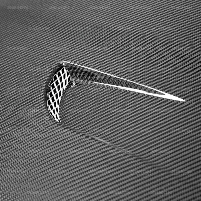 Seibon TM-Style Carbon Fiber Hood For 2014-2018 Ford Fiesta