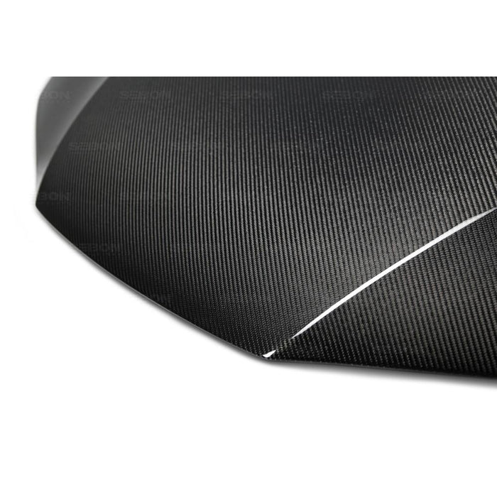 Seibon OEM-Style Carbon Fiber Hood For 2014-2015 Honda Civic Coupe