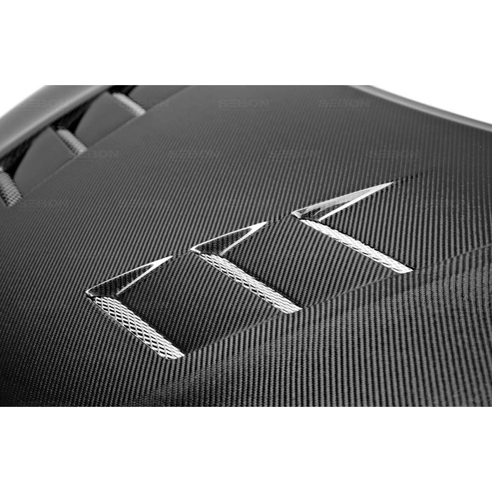 Seibon TS-Style Carbon Fiber Hood For 2014-2015 Honda Civic Coupe