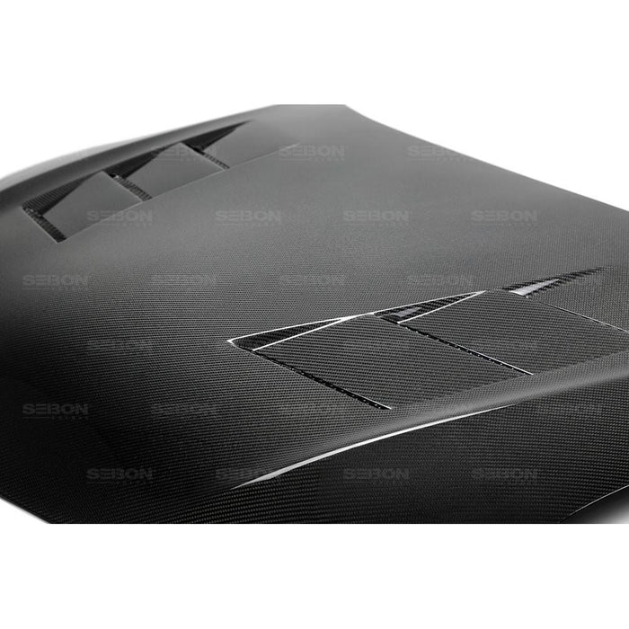 Seibon TS-Style Carbon Fiber Hood For 2014-2016 Scion Tc