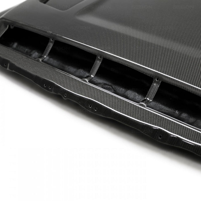 Seibon TS-Style Carbon Fiber Hood For 2014-2020 Toyota Tundra