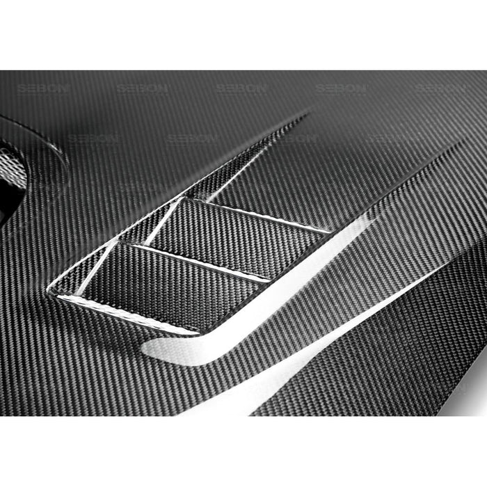 Seibon CW-Style Carbon Fiber Hood For 2015-2020 Subaru WRX / STI