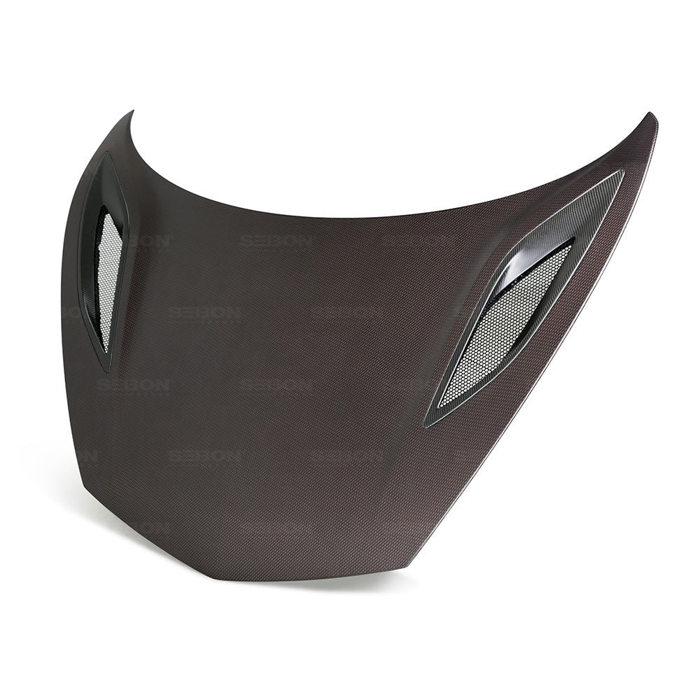 Seibon OEM-Style Dry Red Carbon Hood For 2017-2020 Acura NSX*