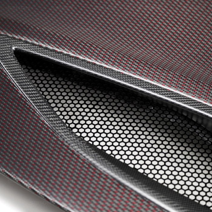 Seibon OEM-Style Dry Red Carbon Hood For 2017-2020 Acura NSX*