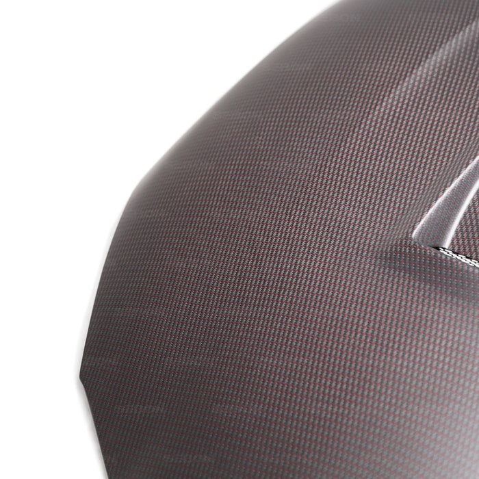 Seibon TS-Style Red Dry Carbon Hood For 2020-2021 Toyota GR Supra