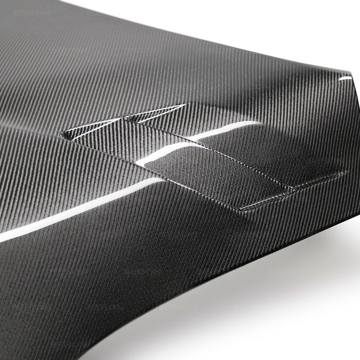 Seibon TSII-Style Double-Sided Carbon Fiber Hood For 2020-2021 Toyota GR Supra