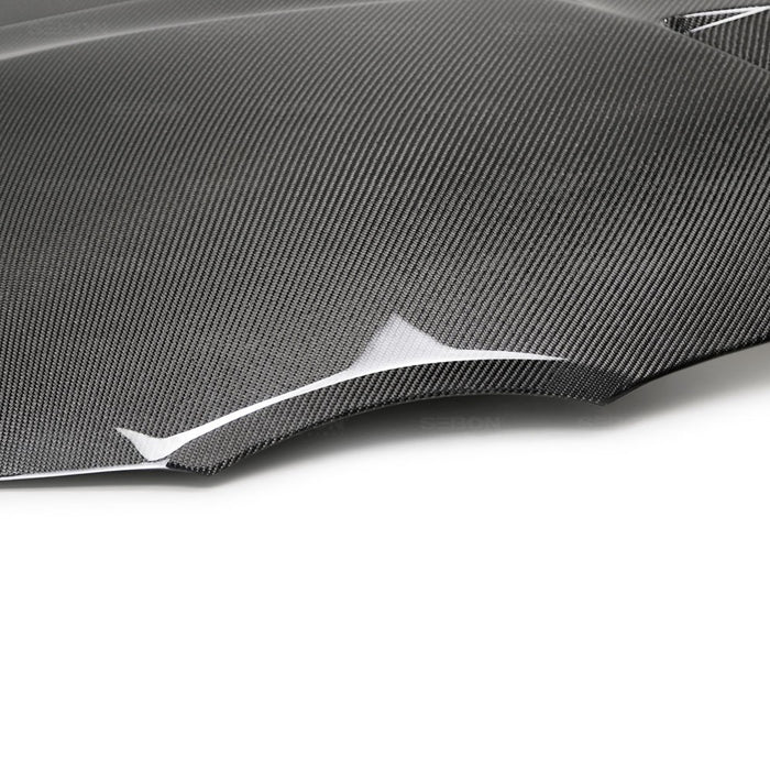 Seibon TSII-Style Double-Sided Carbon Fiber Hood For 2020-2021 Toyota GR Supra