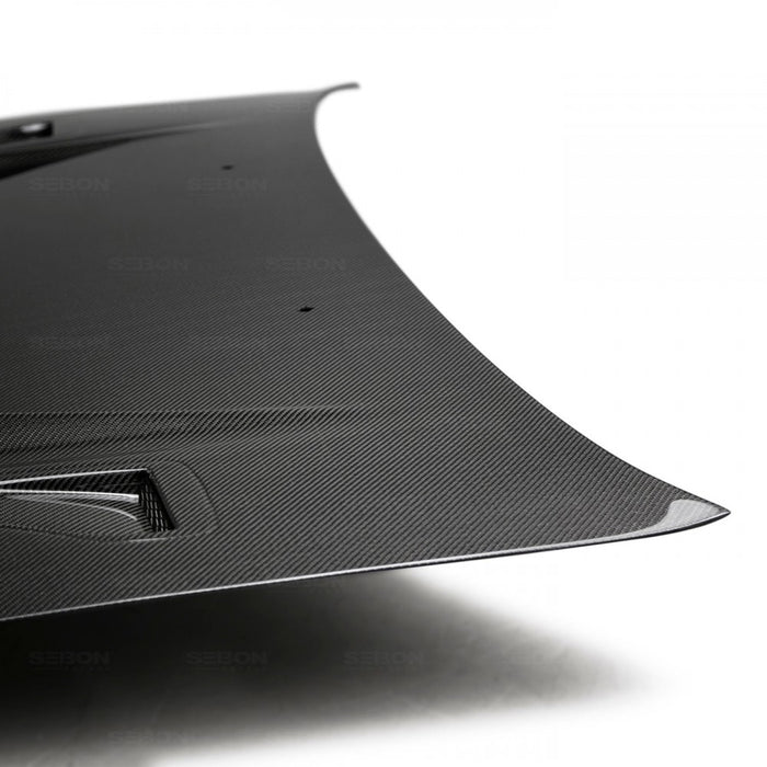 Seibon DVII-Style Carbon Fiber Hood For 1989-1994 Nissan 240sx