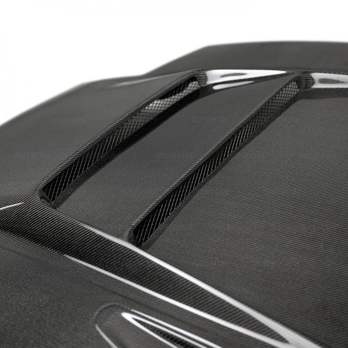 Seibon DVII-Style Carbon Fiber Hood For 1989-1994 Nissan 240sx