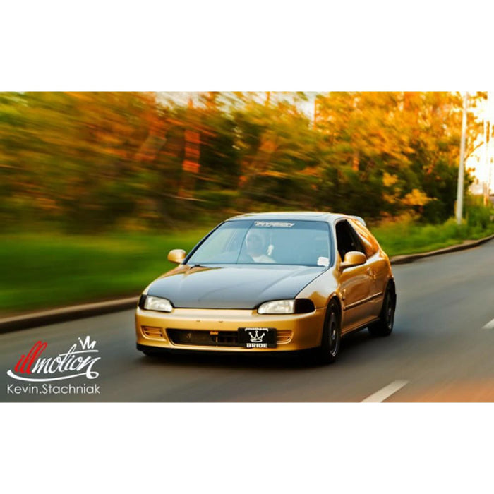 Seibon OEM-Style Carbon Fiber Hood For 1992-1995 Honda Civic 2DR/3DR