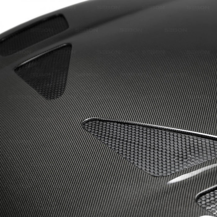 Seibon TR-Style Carbon Fiber Hood For 1993-1998 Toyota Supra