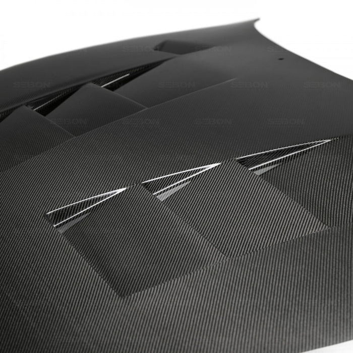 Seibon TS-Style Carbon Fiber Hood For 1993-1998 Toyota Supra
