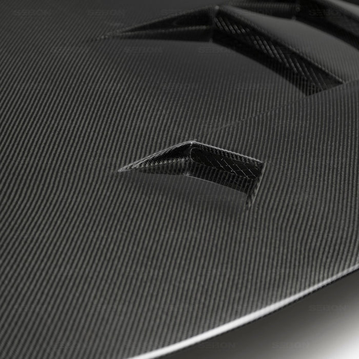 Seibon TS-Style Carbon Fiber Hood For 1993-1998 Toyota Supra