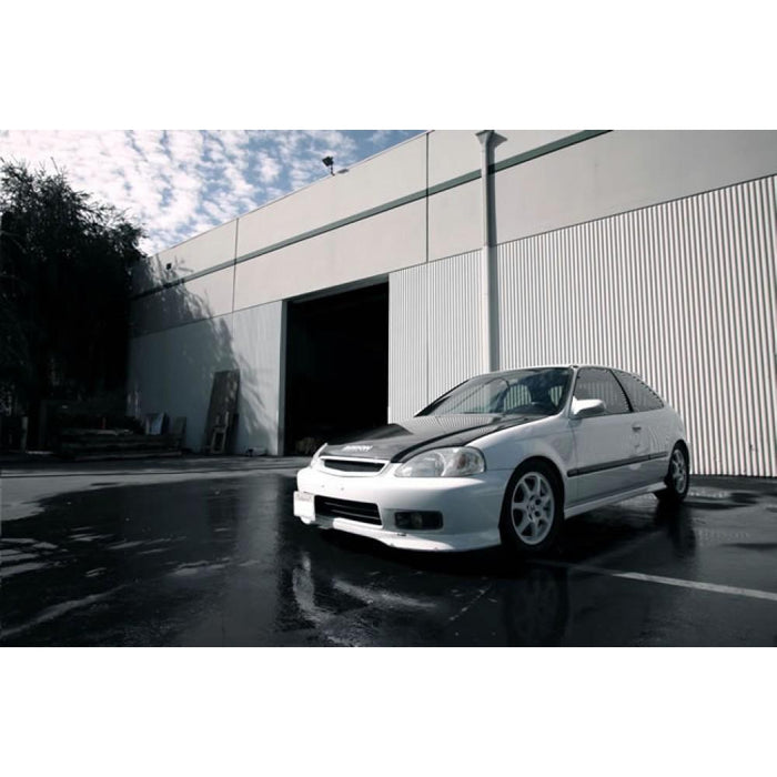 Seibon OEM-Style Carbon Fiber Hood For 1999-2000 Honda Civic