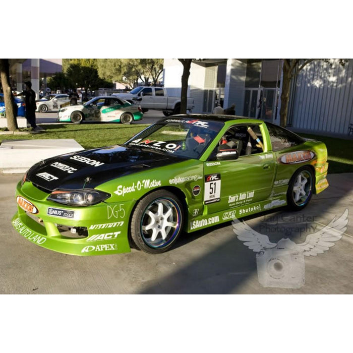 Seibon DVII-Style Carbon Fiber Hood For 1999-2002 Nissan Silvia S15