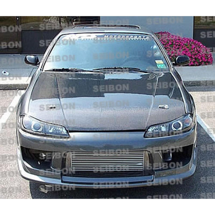 Seibon OEM-Style Carbon Fiber Hood For 1999-2002 Nissan Silvia S15