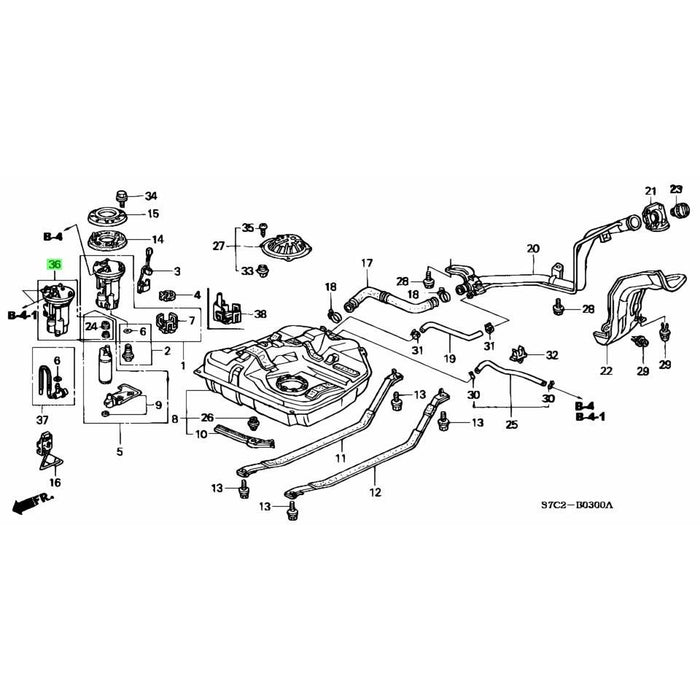 Honda Genuine Fuel Filter hanger