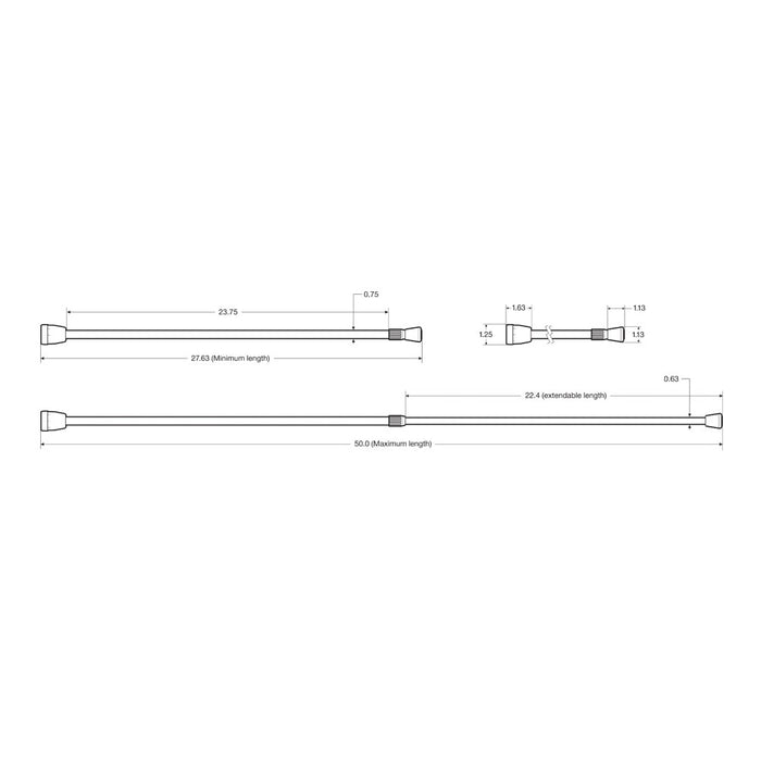 Seibon Carbon Fiber Hood/Trunk Prop