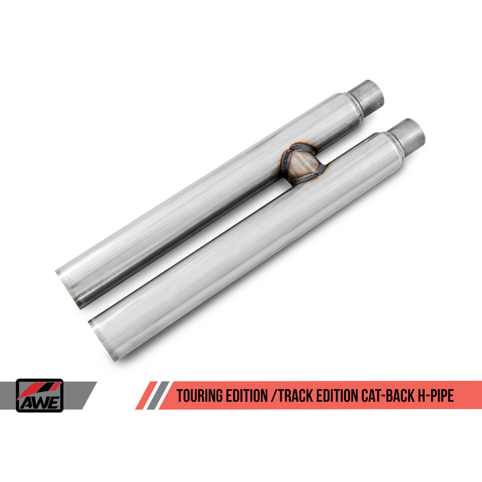 AWE Tuning S550 Mustang GT Cat-back Exhaust - Track Edition (Diamond Black Tips)