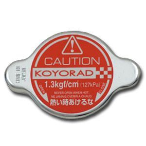 Koyo Hyper Cap, (Fits All Listed Koyo Radiators), 1.3 Bar, Red Racing Radiator Cap, (SK-C13)