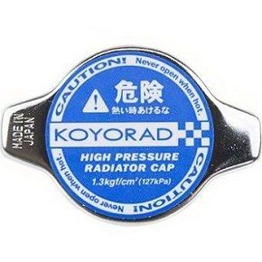 Koyo Hyper Cap, (Shallow Plunger), 1.3 Bar, Blue Racing Radiator Cap, (SK-D13) Fits Subaru BRZ, & Toyota GT86 Only