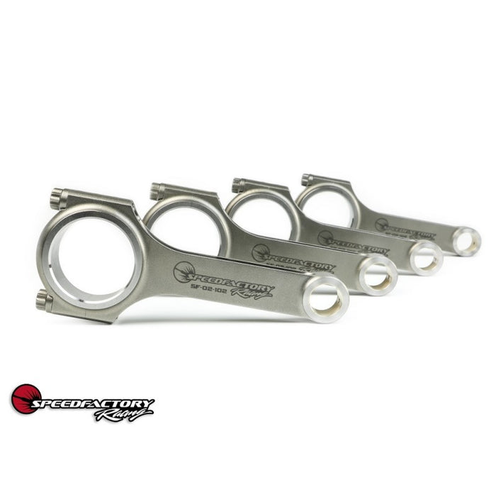 SpeedFactory Forged Steel H-Beam Rods - D16-Connecting Rods-Speed Science