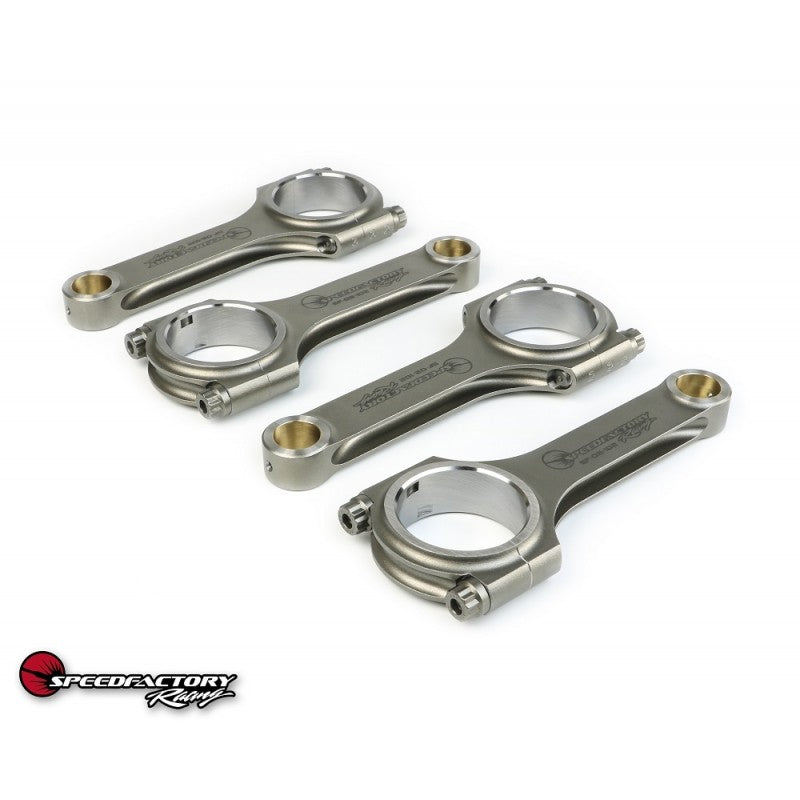 SpeedFactory Forged Steel H-Beam Rods - D16-Connecting Rods-Speed Science