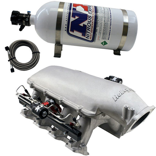 Nitrous Express Holley Hi-Ram Intake Manifold for Cathedral Port Heads w/NX Direct Port
