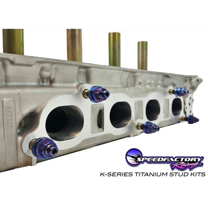 SpeedFactory Racing Honda Titanium K-Series Intake Manifold and F20C/F22C S2000 Exhaust Manifold Stud Kit
