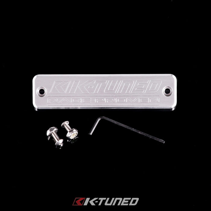 K-Tuned Logo Plate (for Coil Cover)-Coil/Wire Covers-Speed Science