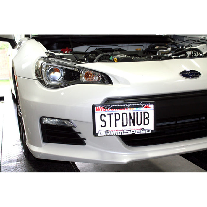 GrimmSpeed License Plate Relocation Kit - 18+ WRX/STI/Crosstrek, 13+ BRZ/FRS/86, 17+ Impreza (Non-Turbo), 10+ Legacy/Outback